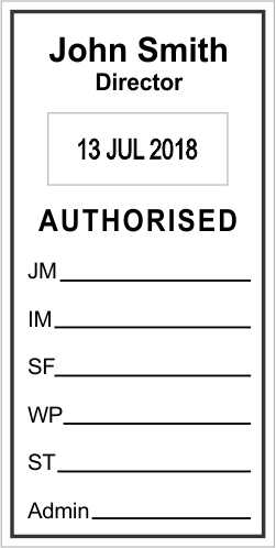 Colop C 60 H Custom Date Stamp
